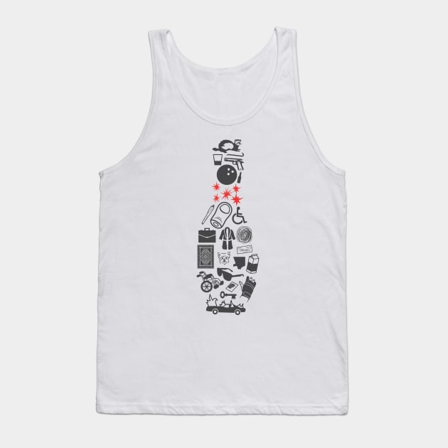 Elements Of Lebowski Tank Top by Brammmmish